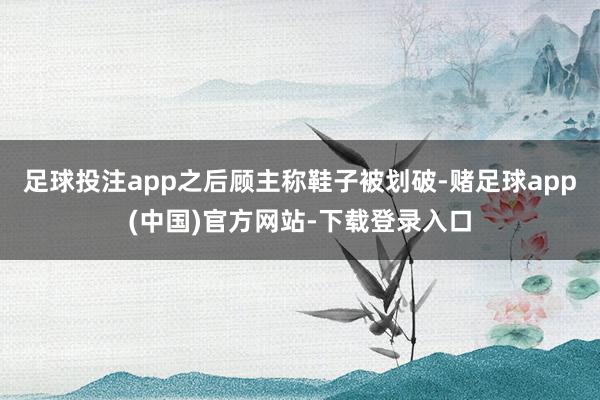 足球投注app之后顾主称鞋子被划破-赌足球app(中国)官方网站-下载登录入口