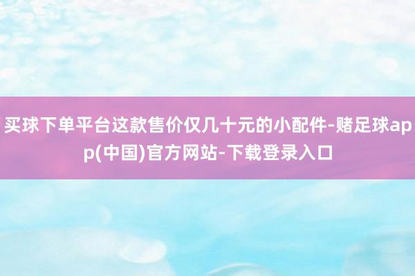 买球下单平台这款售价仅几十元的小配件-赌足球app(中国)官方网站-下载登录入口