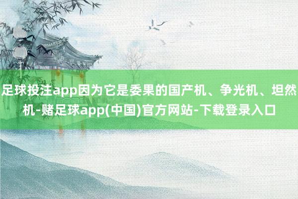 足球投注app因为它是委果的国产机、争光机、坦然机-赌足球app(中国)官方网站-下载登录入口