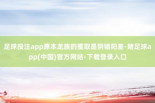 足球投注app原本龙族的攫取是阴错阳差-赌足球app(中国)官方网站-下载登录入口