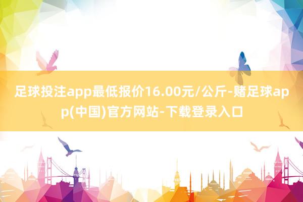 足球投注app最低报价16.00元/公斤-赌足球app(中国)官方网站-下载登录入口