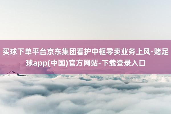 买球下单平台京东集团看护中枢零卖业务上风-赌足球app(中国)官方网站-下载登录入口