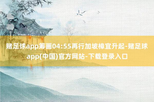 赌足球app筹画04:55再行加坡樟宜升起-赌足球app(中国)官方网站-下载登录入口